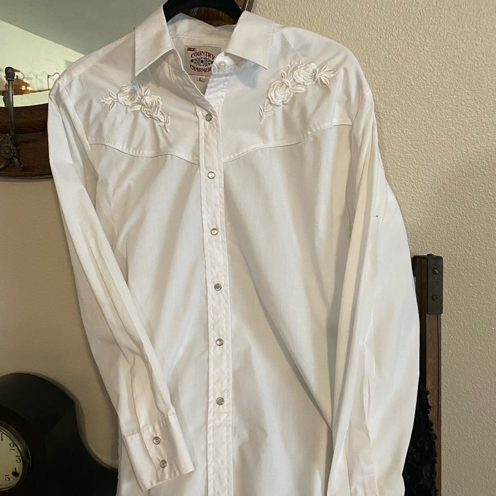 Western Shirt - White